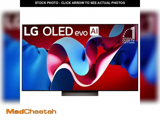 Lot 74-12488419 - LG 65-Inch Class OLED evo C4 Series Smart TV 4K Processor Flat Screen with Magic Remote AI-Powered w...