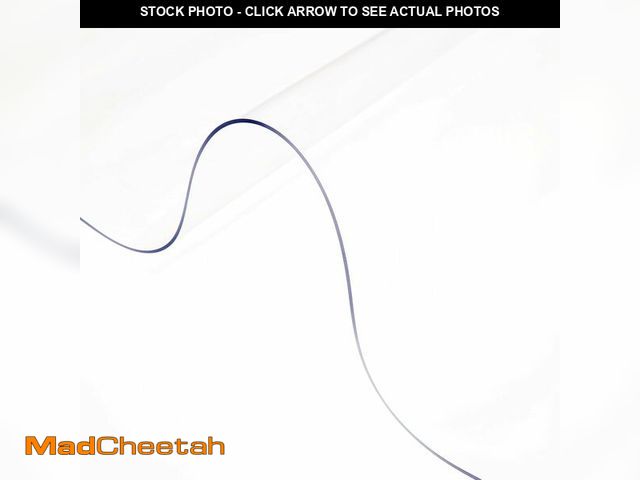 Lot 74-12760575 - VEVOR 100 x 45 Inch Clear Plastic Table Cover, 1.5mm Thick PVC Clear Desk Protector Pads, Tablecloth...