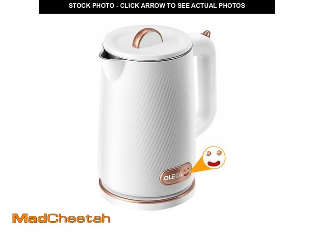 Lot 74-12311104 - OLEGA Electric Kettle - 1500W Electric Tea Kettle 1.8L Stainless Steel Inner Electric Kettles for Bo...