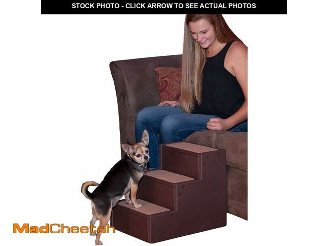 Lot 74-12828074 - Pet Gear Pet Step III Pet Stairs for Small Dogs and Cats Up to 50 pounds, Lightweight, No Tools Requ...
