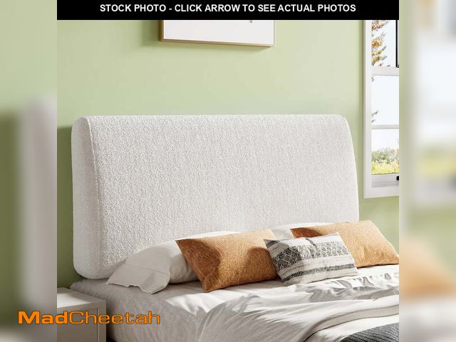 Lot 74-12887864 - Pinmoco Memory Foam Upholstered Headboard with Height Adjustable and Ergonomic Head Board for Full B...