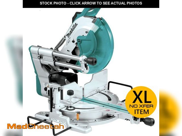 Lot 74-12658875 - Makita LS1219L 12" Dual-Bevel Sliding Compound Miter Saw with Laser - USED