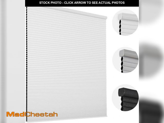 Lot 74-12170032 - Joydeco Cellular Shades Cordless, Blackout Shades Cellular Blinds for Indoor Windows, Blackout Blind...