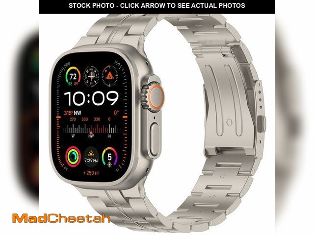 Lot 74-14335414 - iiteeology Compatible with Apple Watch Ultra 3 Band, Ultra 2 Ultra Series 11 10 46mm Genuine Titaniu...