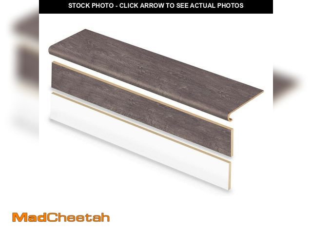 Lot 74-12869423 - Cap A Tread Dowden Gray Oak 47in.Lx12.15in.Wx1.69in.T Laminate Stair Tread and Reversible Riser Kit ...