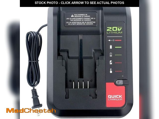 Lot 74-14151527 - PCC692L 20V MAX Lithium Battery Charger Compatible with Porter-Cable Battery PCC685L PCC680L PCC681L...