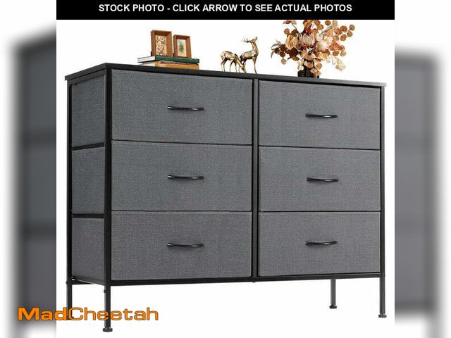 Lot 74-14587755 - CONCETTA 6-Drawer Fabric Dresser Storage Chest for Bedroom, Closet, Storage Furniture for Adults, Gr...