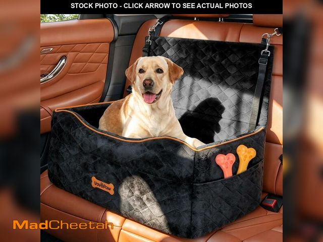 Lot 74-14154414 - VavoPaw Medium Dog Car Seat, Dog Booster Seat Under 50Lbs or 2 Small Dogs Washable, Pet Car Seats wi...