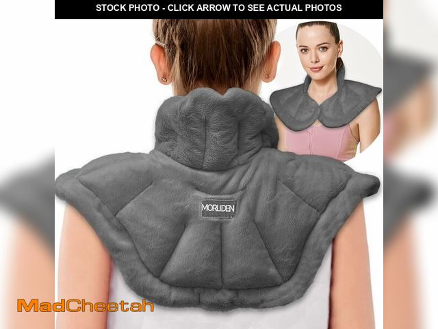 Lot 74-13627678 - Microwavable Heated Neck Wrap Warmer and Shoulder Weighted Heating Pad Microwave for Hot and Cold Co...