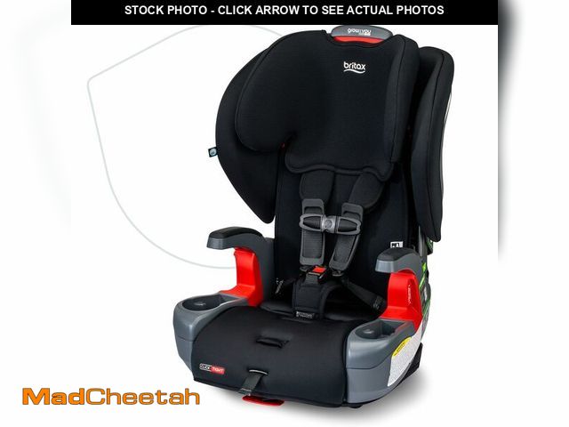 Lot 74-13095614 - Britax Grow with You ClickTight Harness-2-Booster Car Seat, 2-in-1 High Back Booster, Black Contour ...