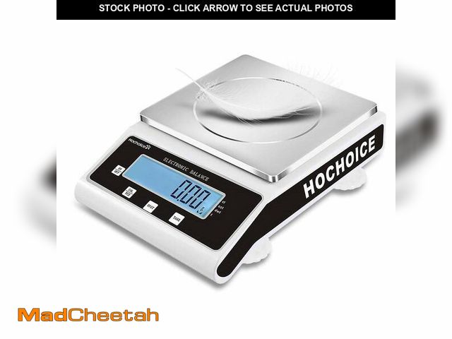 Lot 74-12603660 - Hochoice Lab Digital Precision Analytical Balance 5000g x 0.01g | Weighs Grams, Ounces, Pounds and C...