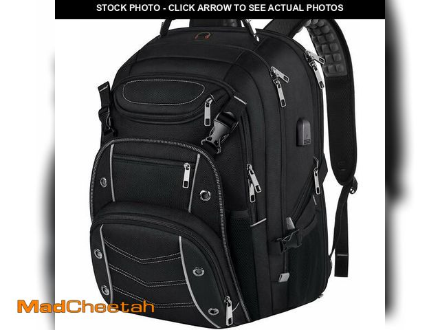 Lot 74-12718488 - VECKUSON 18.4 Laptop Backpack for unisex, 60L Extra Large Gaming Laptops Back Bag with USB Charger P...