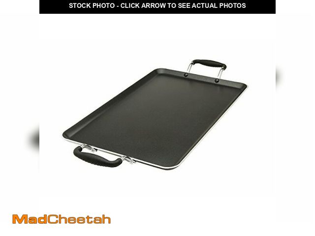 Lot 74-12632968 - Ecolution Artistry Nonstick Double Burner Griddle, Easy To Clean, Cool Touch Silicone Handle, Dishwa...