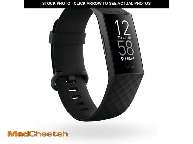 Lot 74-12453393 - Fitbit Charge 4 Black Advanced Fitness Tracker - USED