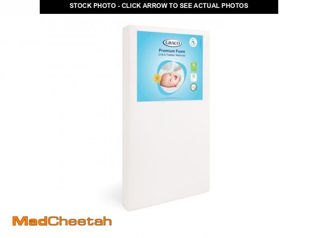 Lot 74-12539963 - Graco Premium Crib &amp; Toddler Mattress Ã¢â¬â GREENGUARD Gold Certified, Machine-Washable OEKO-...