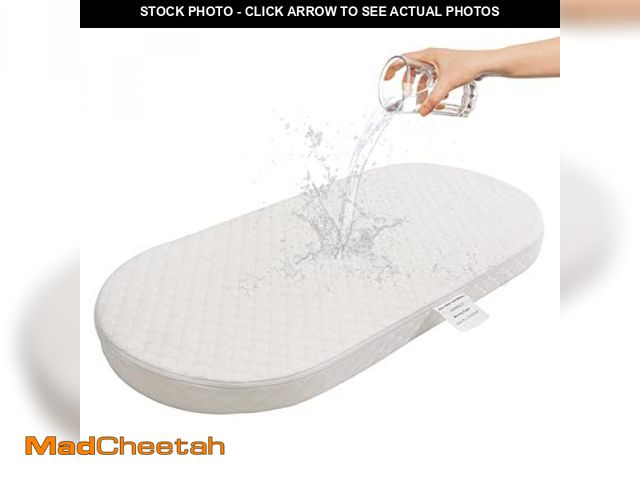 Lot 74-5650456 - Wonder Living Baby Bassinet Mattress with Removal Waterproof Cover, Breathable, Hypoallergenic, Non-...