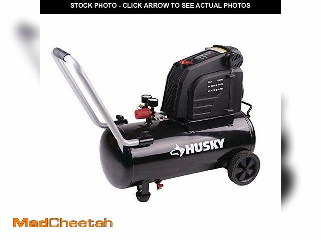 Lot 74-12560869 - *SEE DETAILS* Husky 0300816 8G 150 PSI Hotdog Air Compressor *SEE DETAILS*  - USED