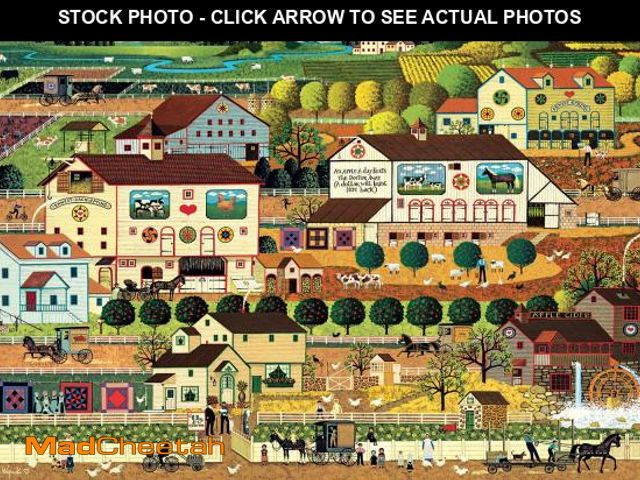Lot 74-12214053 - Buffalo Games - Silver Select -Charles Wysocki - Amish Country - 2000 Piece Jigsaw Puzzle for Adults...
