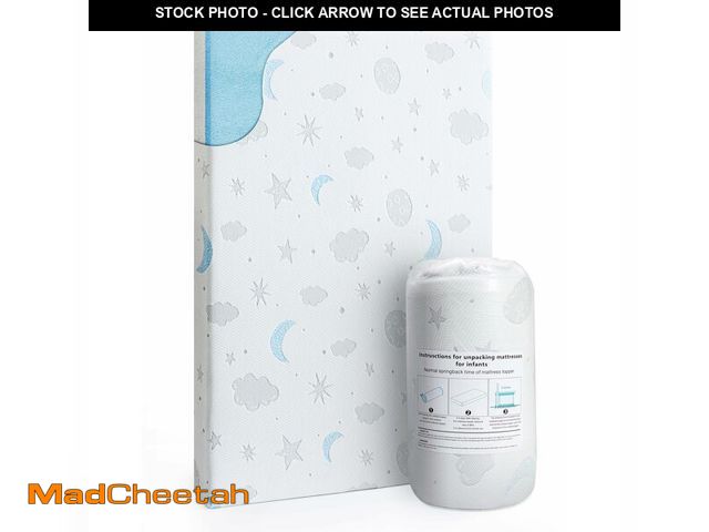 Lot 74-13564223 - Pack and Play Mattress 38x26'' Breathable Soft Plush Memory Foam for Baby Toddler Travel Includes Re...