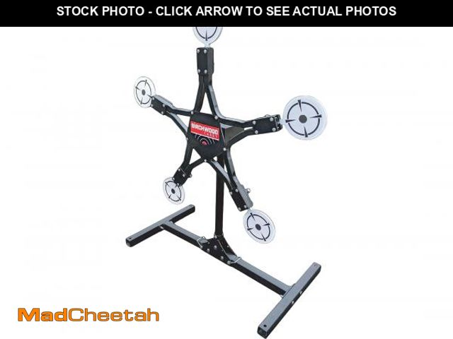 Lot 74-12431113 - BIRCHWOOD CASEY Texas Star Plinking Target with 6" Paddle Diameter - Durable Long-Lasting Foldable M...