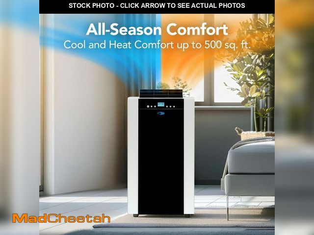 Lot 74-14182720 - Whynter 9,200 (DOE) BTU Portable Air Conditioner Cools 500 Sq. Ft. with Heater, Dehumidifier, and Re...