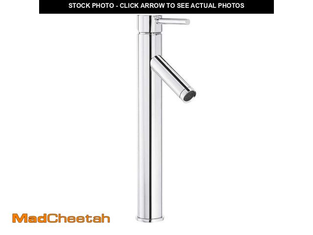 Lot 74-13048953 - Glacier Bay Modern Single-Handle Single-Hole Vessel Sink Faucet in Polished Chrome - UNUSED