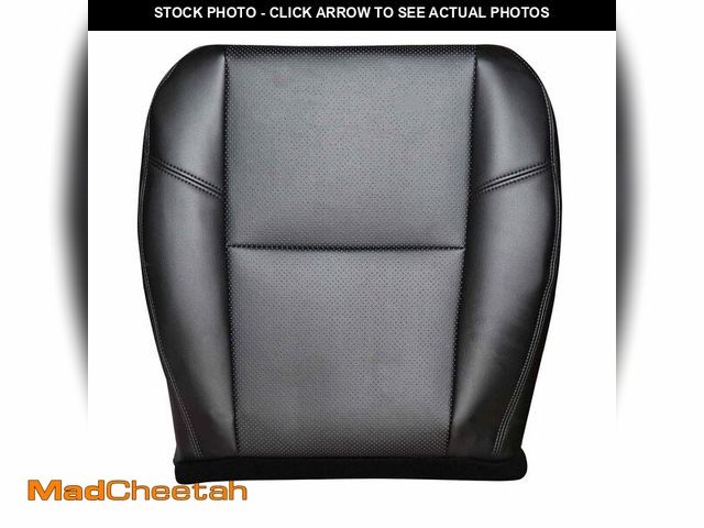 Lot 74-13625077 - FZJDSD 1PC Black Perforated Front Driver or Passenger Side Bottom Replacement Leather Seat Cover Com...