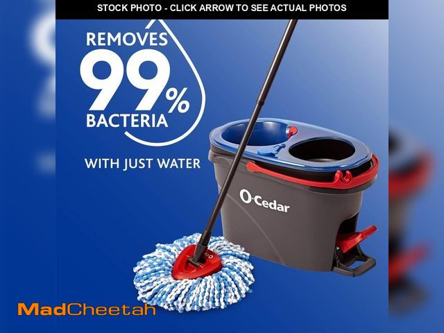 Lot 74-12678719 - *DIRTY* O-Cedar RinseClean Deep Clean Spin Mop Bucket System Multi-Colored *DIRTY*  - USED
