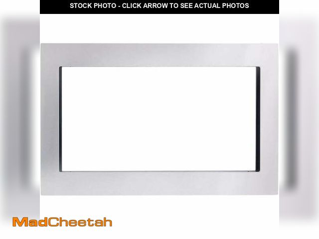 Lot 74-12554432 - Microwave Optional 30 in. Built-In Trim Kit in Stainless Steel - UNUSED