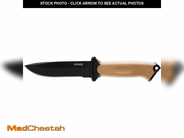 Lot 74-12884613 - Gerber Gear Prodigy Fixed Blade Knife w/ Sheath - UNUSED