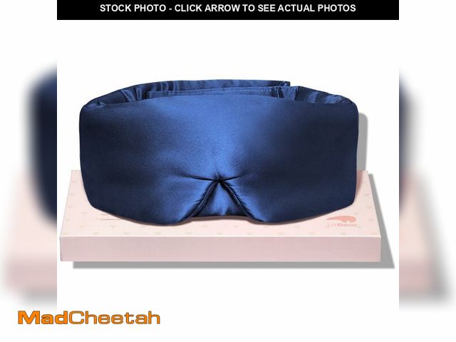 Lot 74-12702999 - LitBear Silk Sleep Mask for Side Sleeper, Eye Mask Sleeping for Women Men 100% 22 Momme Pure Mulberr...