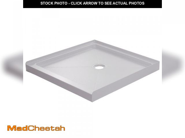 Lot 74-12207452 - PROFLO Pfsba4848 Hammond White  48  X 48   Square Shower Base - UNUSED