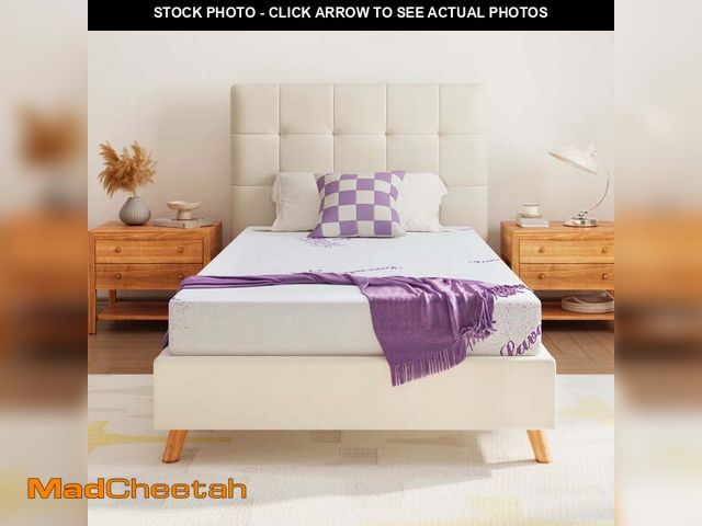 Lot 74-12779845 - Arctus Twin Mattress, 6 inch Memory Foam Mattress for Cool Sleep &amp; Pressure Relief, Medium - UNU...