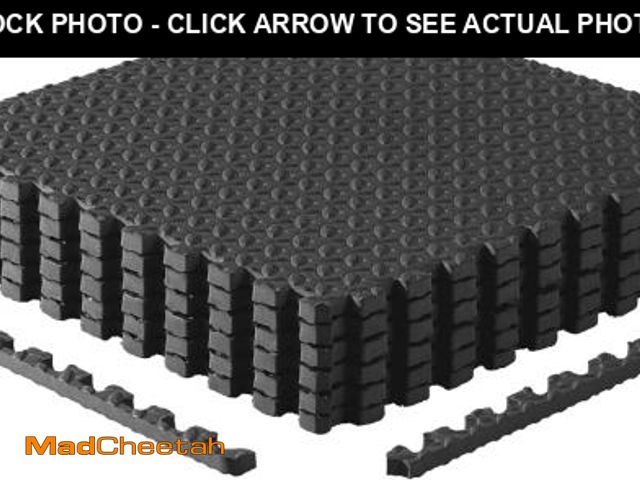 Lot 74-12136839 - CAP Barbell 3/4-Inch Interlocking EVA Foam Exercise Puzzle Mats - 1 Pack | 24" x 24" x 3/4" | Diamon...