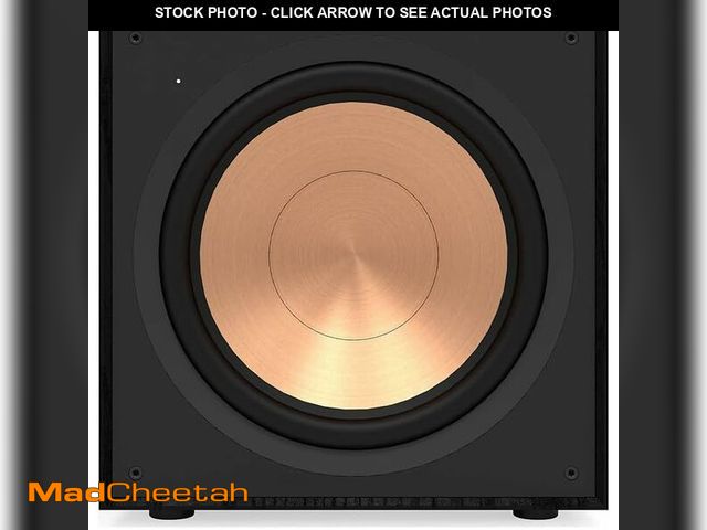 Lot 74-14358062 - (WILL NOT POWER ON) Klipsch Reference Front-Firing Subwoofer with revamped Spun-Copper thermoformed ...