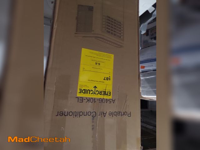 Lot 74-14606639 - Electactic 10,000 BTU (6,000 BTU DOE) 115-Volt Quiet 56dB Portable Air Conditioner w/Dehumidifier, R...