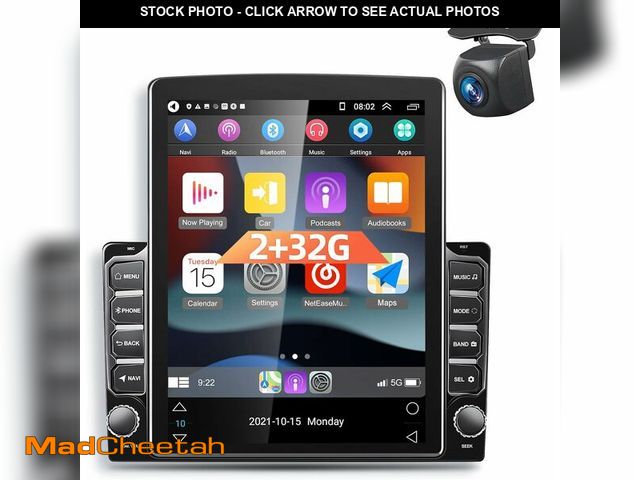 Lot 74-8344919 - Android Car Stereo 9.7inch Vertical Touch Screen Radio in-Dash Navigation - UNUSED