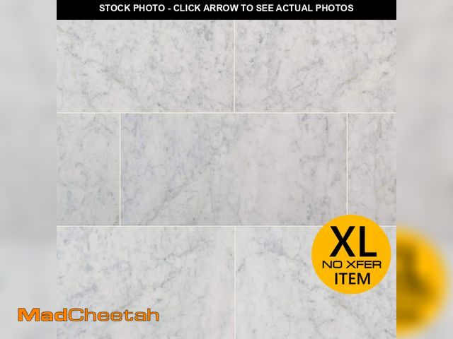Lot 74-13792154 - 11-Cases-Carrara White 12 in. x 24 in. Polished Marble Floor and Wall Tile (12 sq. ft./Case) 132 TOT...