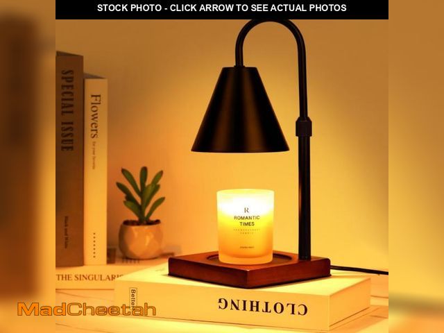 Lot 74-11553793 - Modern Candle Warmer Lamp with Timer, Dimmable Candle Lamp Warmer, Birthday Gifts for Women, Black L...