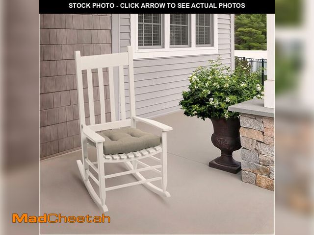 Lot 74-13793768 - Arden earthFIBER Outdoor Plush Wicker Chair Cushion, 2 Pack, 20 x 18, Rain-Proof, Fade Resistant, Tu...