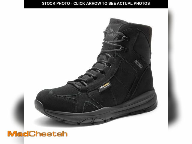 Lot 74-12606003 - NORTIV 8 Men's Lightweight Work Boots Tactical Military Boots Lightweight Hiking Outdoor Motorcycle ...