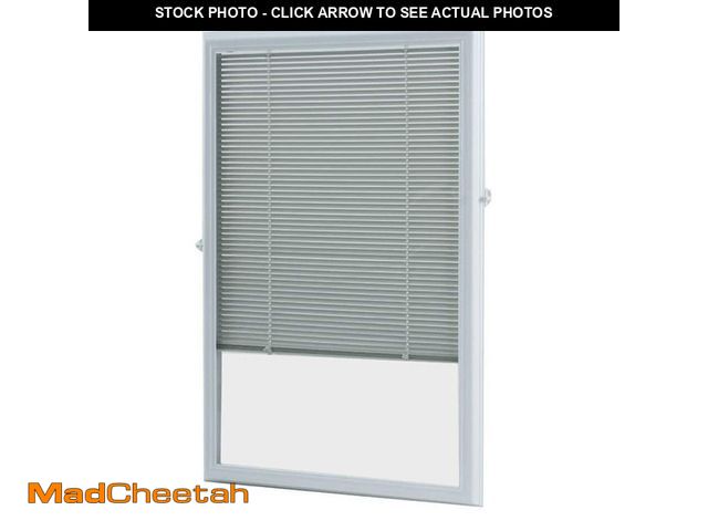 Lot 74-13792583 - ODL White Cordless Add-On Blinds for Raised Frame Doorglass 23-3/4 in. Width x 37-3/4in. Height - UN...