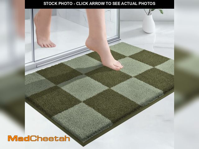 Lot 74-12441294 - PURRUGS Bathroom Rug Non-Slip Machine Washable 24" x 36", Super Absorbent and Quick-Dry Bath Mat, Ex...