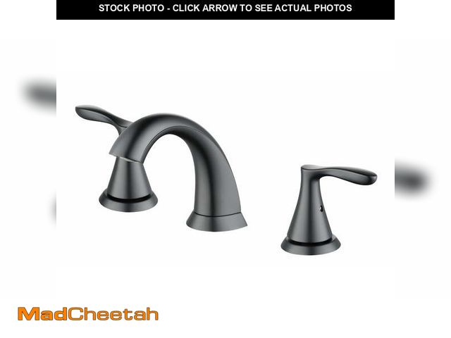 Lot 74-12686303 - Better Homes &amp; Gardens 8-Inch Widespread Matte Black Bathroom Faucet - UNUSED