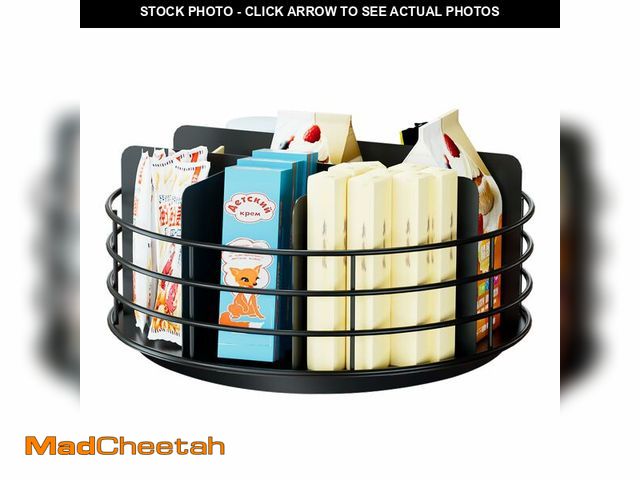 Lot 74-14050950 - NANAGIFTREE Snack Organizer - Versatile Snack Storage, Lazy Susan with Convenient Grab-and-Go Design...