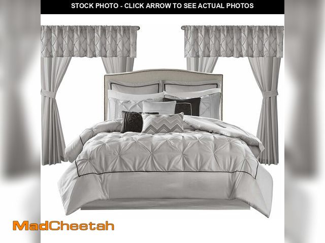Lot 74-14250959 - (COMFORTER ONLY) Madison Park Essentials Room in a Bag Faux Silk Comforter Set - Luxe Diamond Tuftin...