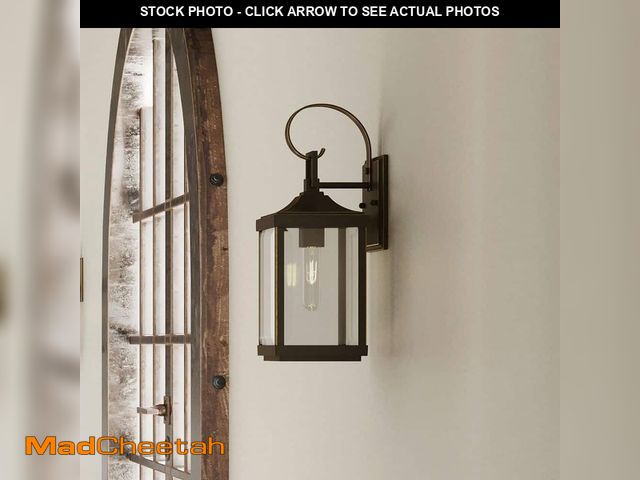 Lot 74-14223343 - Progress Lighting Gibbes Street 7 in. 2-Light Antique Bronze Clear Beveled Glass New Traditional Out...