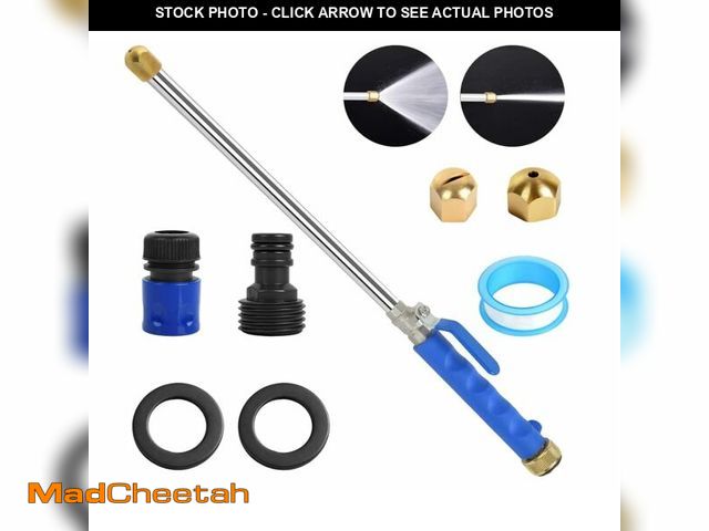 Lot 74-14060802 - Jet Nozzle High Pressure Hose Nozzle, 7-1 high pressure power washer wand, versatile cleaning tool f...