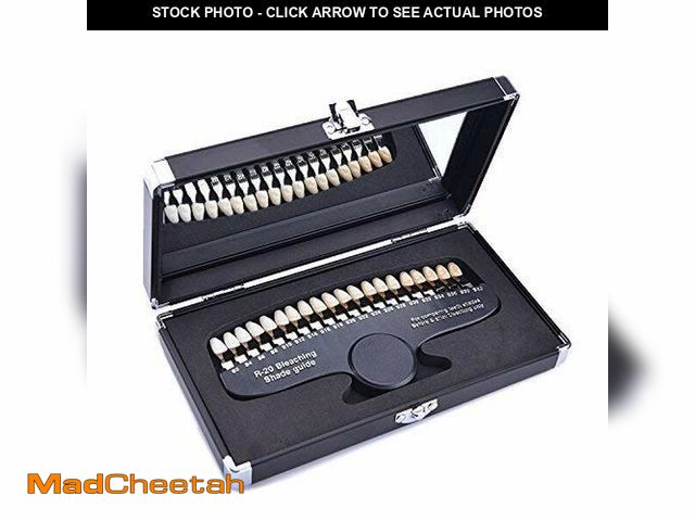 Lot 74-14151896 - Professional 3D R-20 Teeth Whitening Shade Guide with Mirror, Classical Tooth Bleaching Shade Chart ...