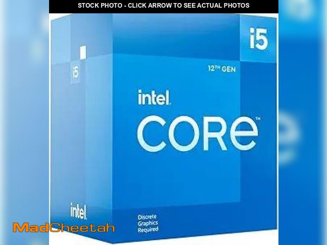 Lot 74-12078272 - Intel Core i5-12400F Alder Lake CPU LGA 1700 2.5 GHz 6-Core 65W 18MB Cache Desktop Processor - UNUSE...